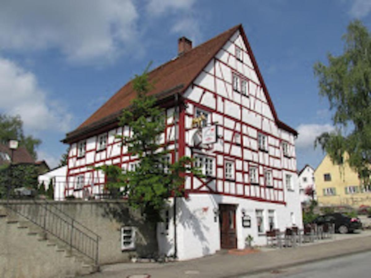 劳普海姆 Schildwirtschaft Zum Rothen Ochsen酒店 外观 照片